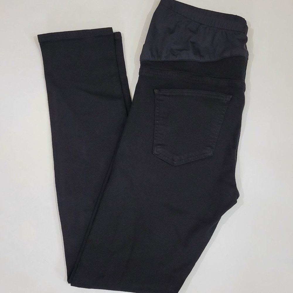 COH Belly Panel Skinny Maternity Jean in Black